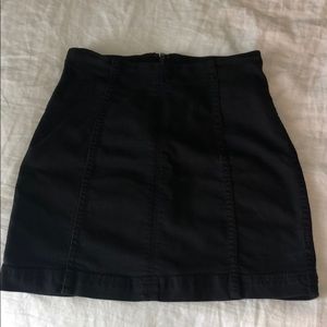 Free people black skirt!!